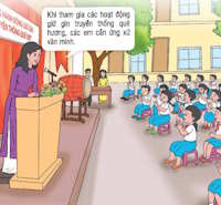 Giáo án Sinh hoạt dưới cờ lớp 2 tuần 13: Truyền thống quê em