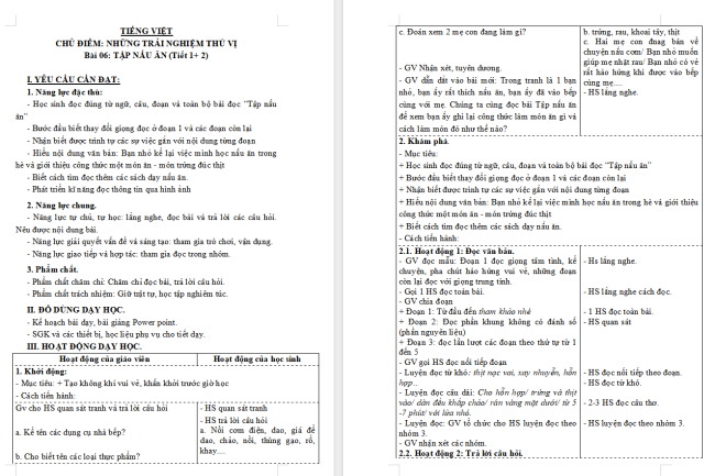 Giáo án Tiếng Việt 3 Bài 6: Ôn chữ viết hoa B, C