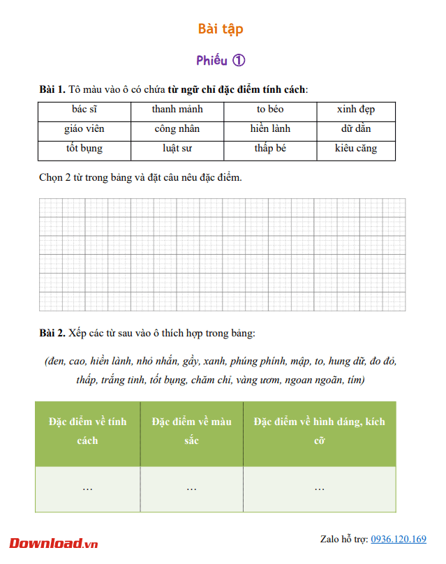 cau dac diem 1*719036