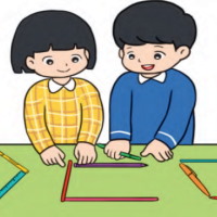 Giáo án PowerPoint Toán 2: Thực hành lắp ghép, xếp hình phẳng