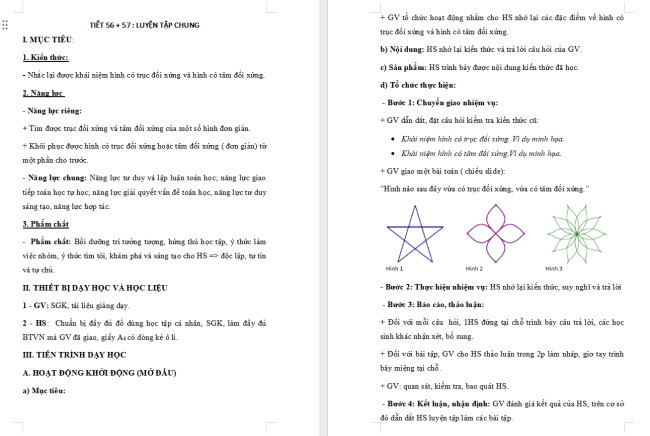 Giáo án Toán 6 Luyện tập chung trang 108