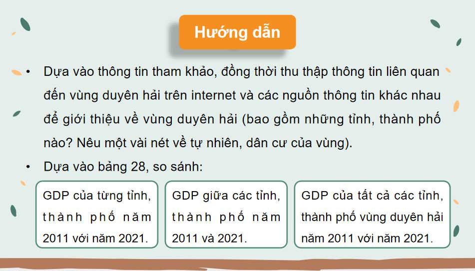 Thực hành viết báo cáo về sự thay đổi của kinh tế vùng duyên hải Trung Quốc