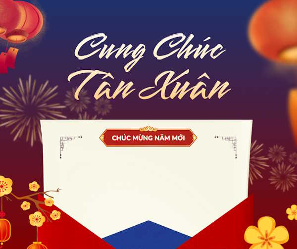 Thiệp chúc Tết Bính Ngọ 2026