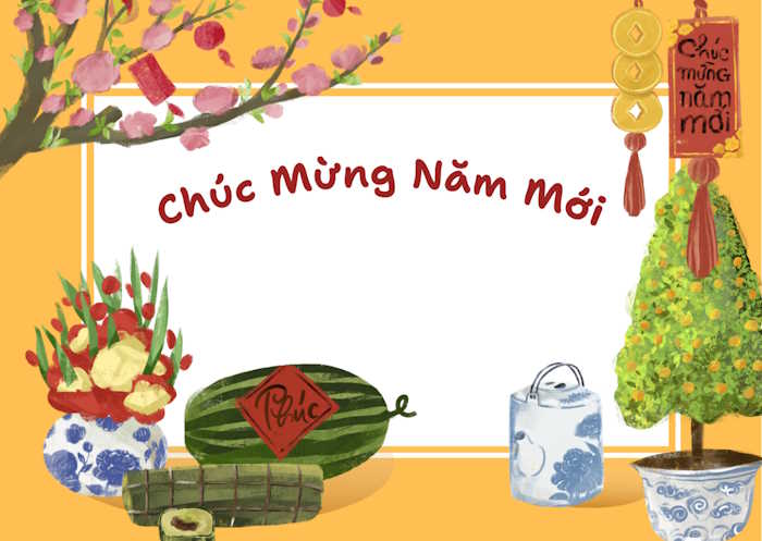 Thiệp chúc Tết Bính Ngọ 2026