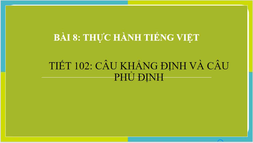PowerPoint Ngữ văn 8 Bài 8: Thực hành tiếng Việt
