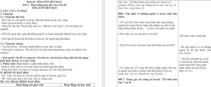 Giáo án Hoạt động trải nghiệm 2 Kết nối tri thức Tuần 26