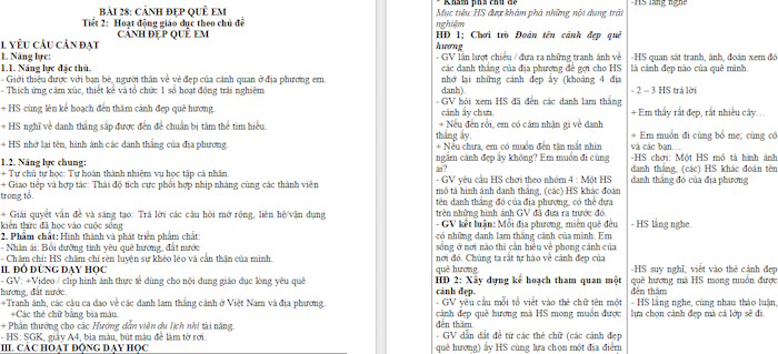 Giáo án Hoạt động trải nghiệm 2 Kết nối tri thức Tuần 28