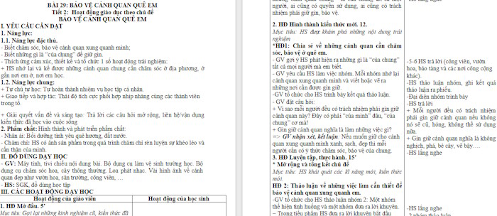 Giáo án Hoạt động trải nghiệm 2 Kết nối tri thức Tuần 29