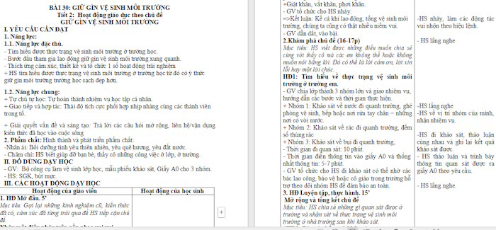 Giáo án Hoạt động trải nghiệm 2 Kết nối tri thức Tuần 30