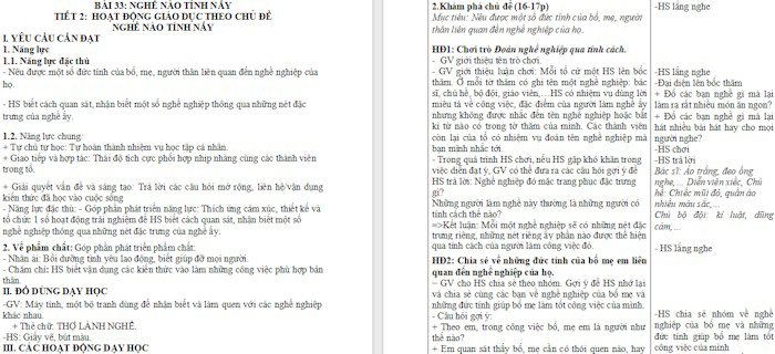 Giáo án Hoạt động trải nghiệm 2 Kết nối tri thức Tuần 33