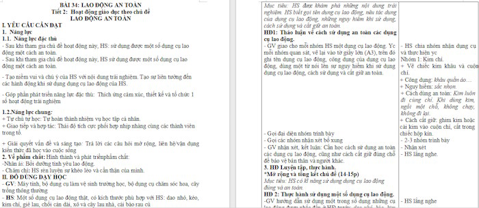 Giáo án Hoạt động trải nghiệm 2 Kết nối tri thức Tuần 34