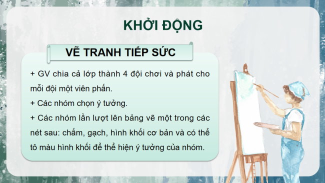 Giáo án PowerPoint Mĩ thuật 5 Kết nối tri thức