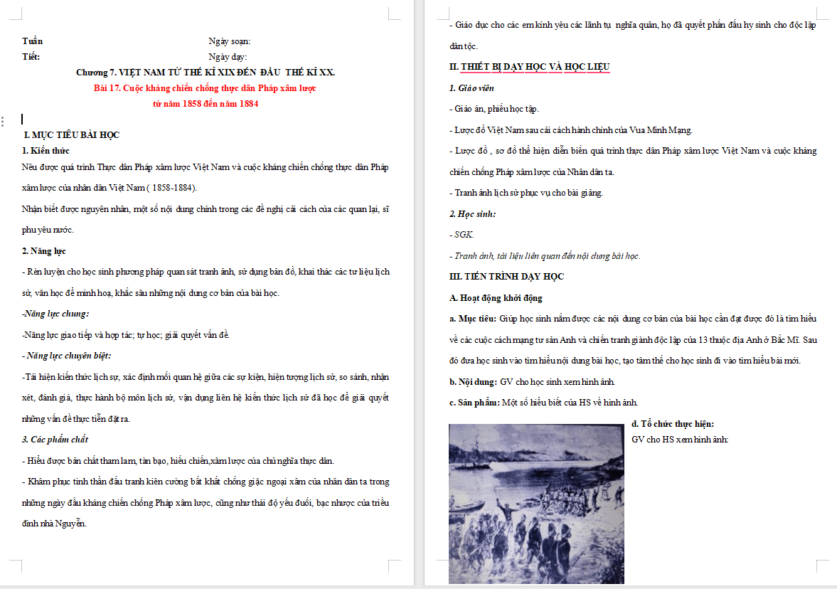 Cuộc kháng chiến chống thực dân Pháp xâm lược từ năm 1858 đến năm 1884