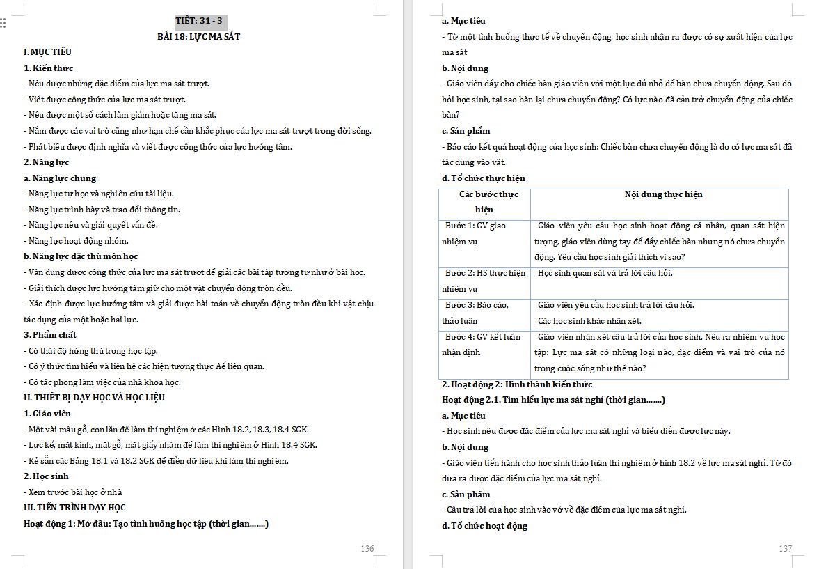  PowerPoint Vật lí 10 Bài 18: Lực ma sát