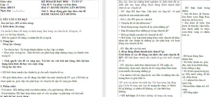 Giáo án Hoạt động trải nghiệm 2 Kết nối tri thức Tuần 17