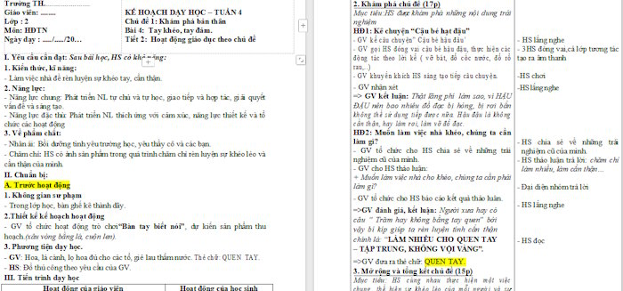 Giáo án Hoạt động trải nghiệm 2 Kết nối tri thức Tuần 4