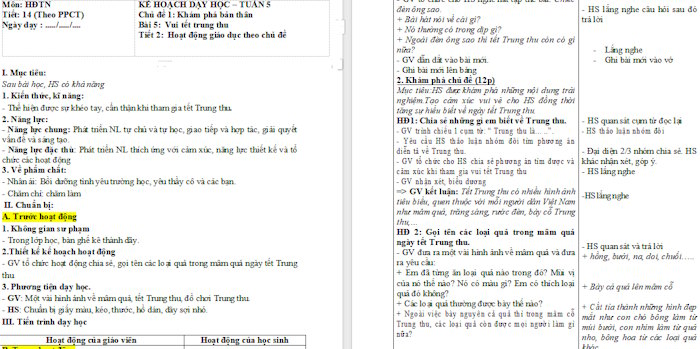 Giáo án Hoạt động trải nghiệm 2 Kết nối tri thức Tuần 5
