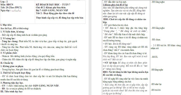 Giáo án Hoạt động trải nghiệm 2 Kết nối tri thức Tuần 7