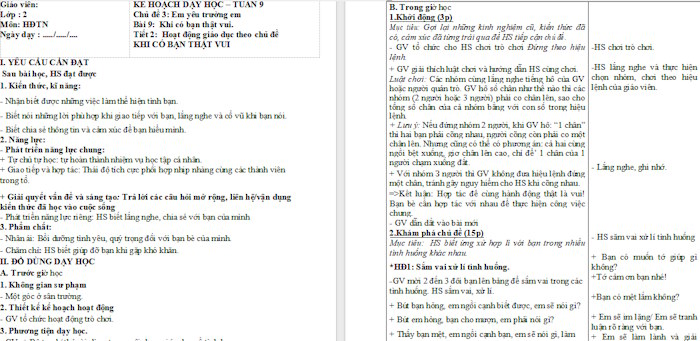 Giáo án Hoạt động trải nghiệm 2 Kết nối tri thức Tuần 9