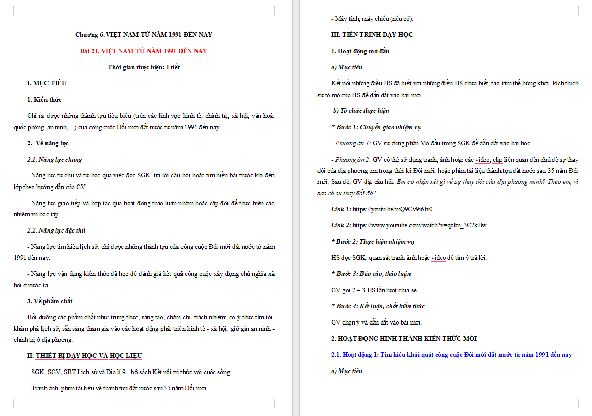 Việt Nam từ năm 1991 đến nay