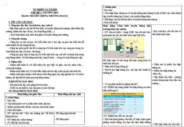 Giáo án PowerPoint Tự nhiên và xã hội 3 Bài 6