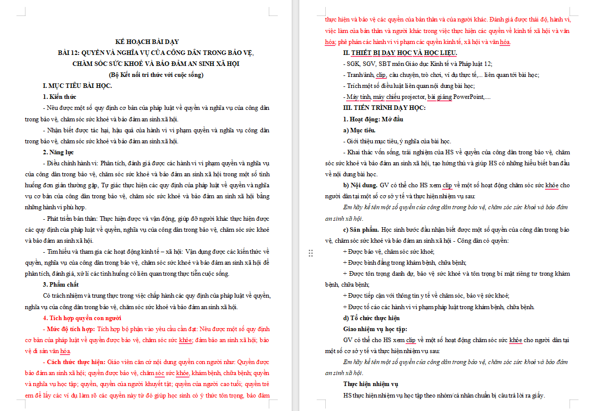 Giáo dục Kinh tế và Pháp luật 12 Bài 12