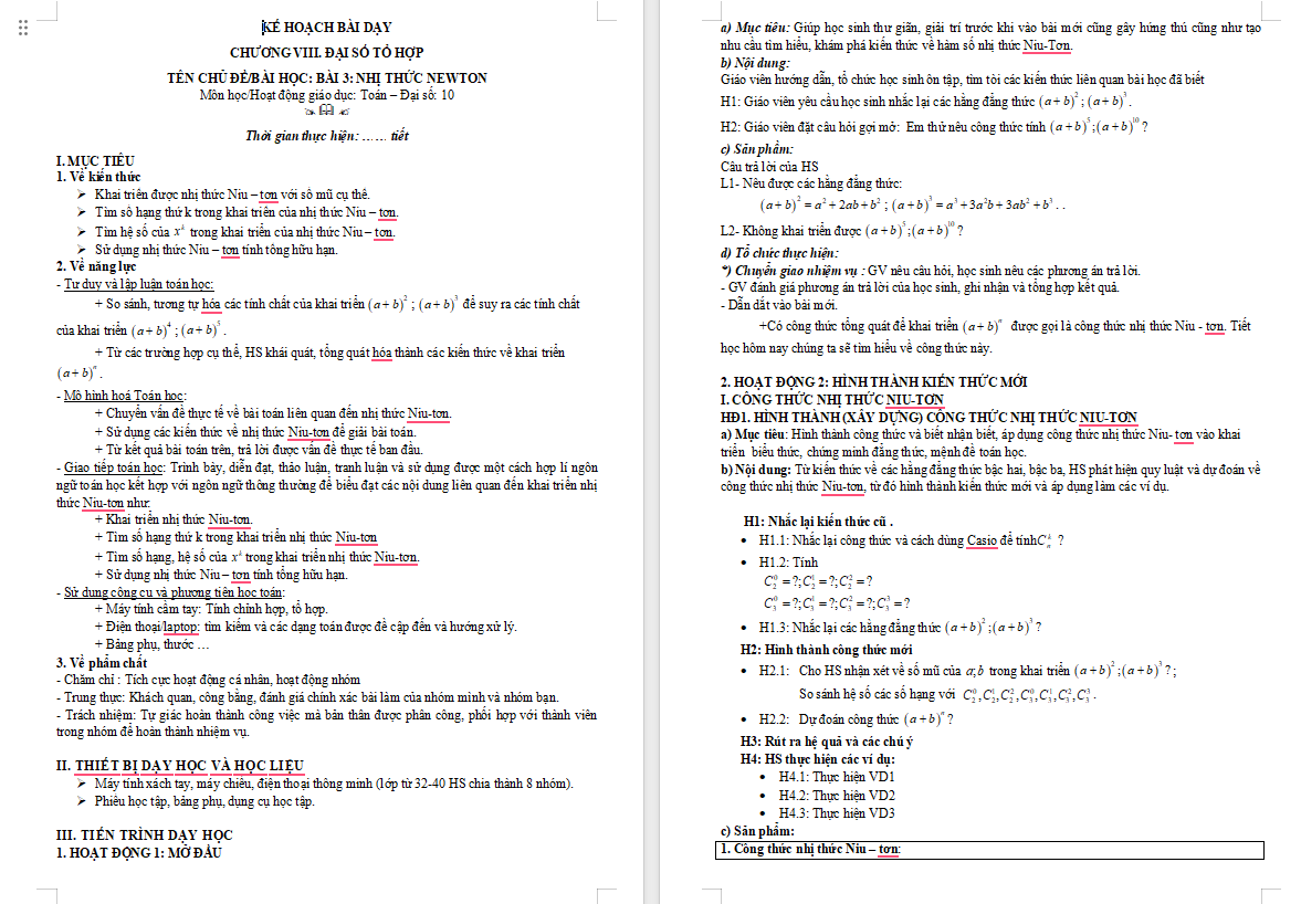 Quy tắc cộng và quy tắc nhân