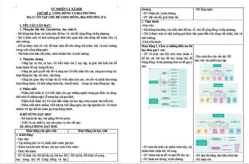 Giáo án PowerPoint Tự nhiên và xã hội 3 Bài 12