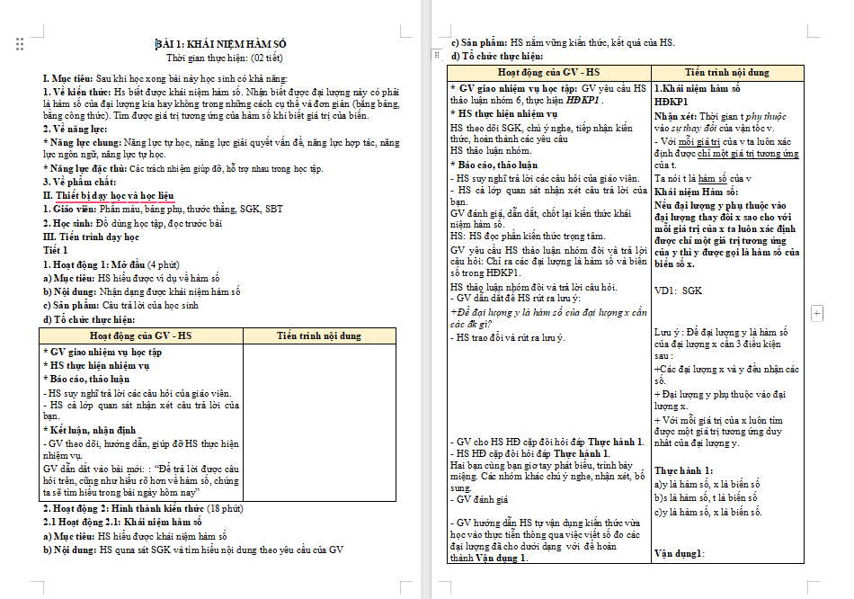 PowerPoint Toán 8 Bài 1 Khái niệm hàm số
