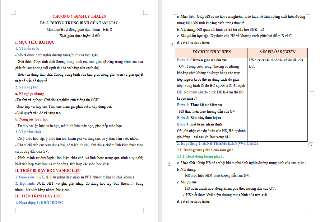 PowerPoint Toán 8 Bài 2 Đường trung bình của tam giác