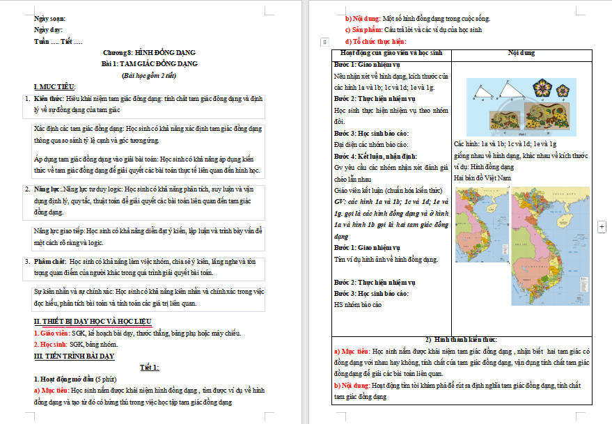 PowerPoint Toán 8 Bài 1 Hai tam giác đồng dạng
