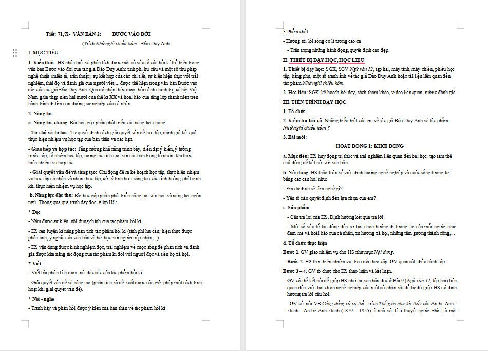 PowerPoint Ngữ văn 12 Bài 7: Bước vào đời