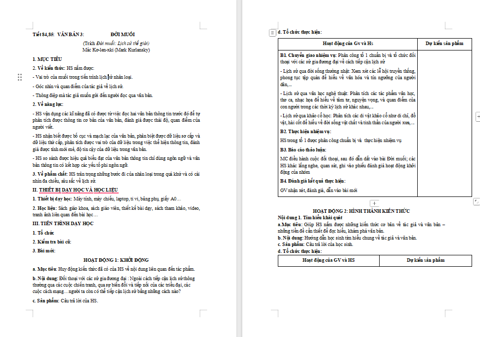 Giáo án Ngữ văn 12 Bài 8: Đời muối