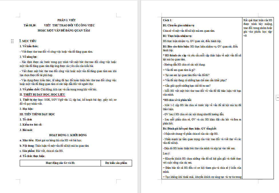 PowerPoint Ngữ văn 12 Bài 8: Viết thư trao đổi về công việc hoặc một vấn đề đáng quan tâm