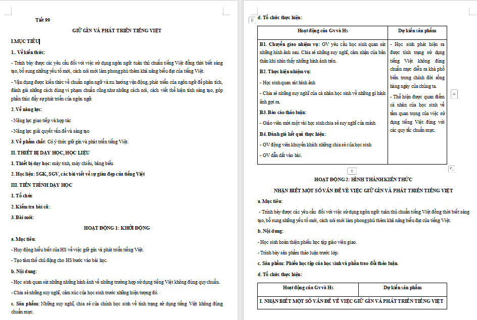 Giáo án Ngữ văn 12 Bài 9: Thực hành tiếng Việt