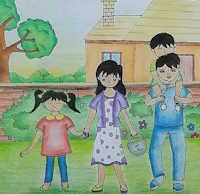 Giáo án sinh hoạt dưới cờ lớp 1 tuần 27: Phát động vẽ tranh Gia đình của em