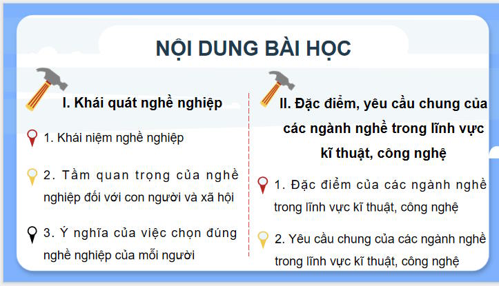 Giáo án PowerPoint Công nghệ 9 Định hướng nghề nghiệp