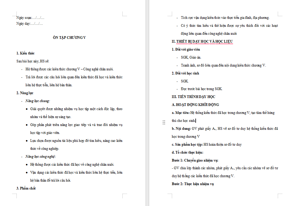  PowerPoint Công nghệ 11 Ôn tập Chương 5