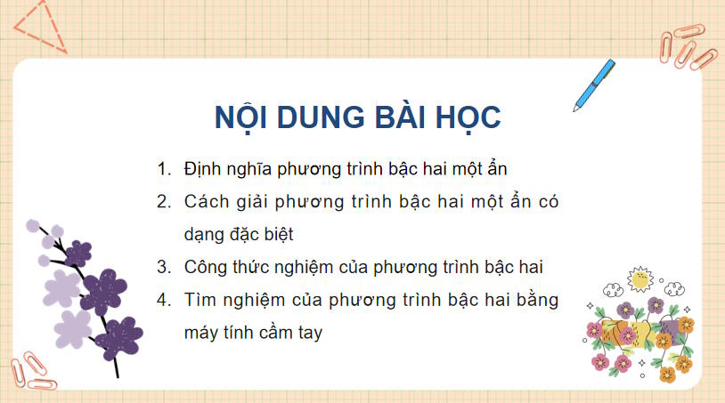 Bài 19: Phương trình bậc hai một ẩn