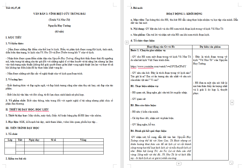 Ngữ văn 11 Bài 5: Vĩnh biệt Cửu Trùng Đài