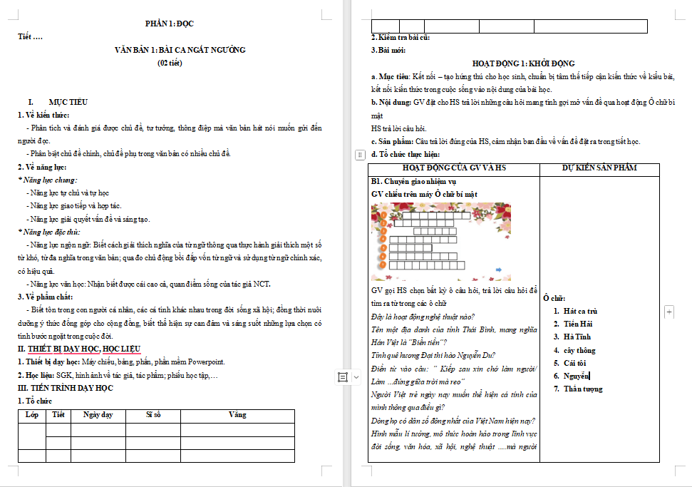Ngữ văn 11 Bài 9: Bài ca ngất ngưởng