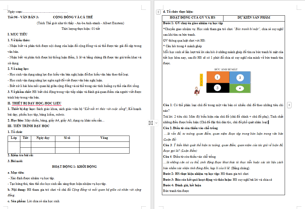 PowerPoint Ngữ văn 11 Bài 9: Cộng đồng và cá thể