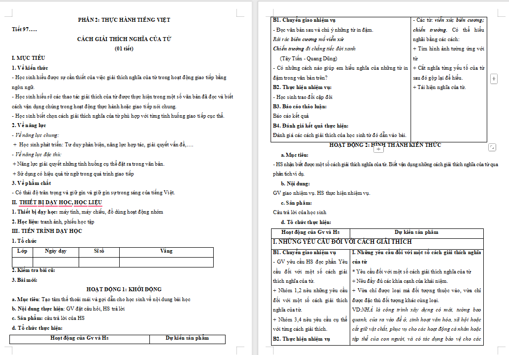 PowerPoint Ngữ văn 11 Bài 9: Thực hành tiếng Việt