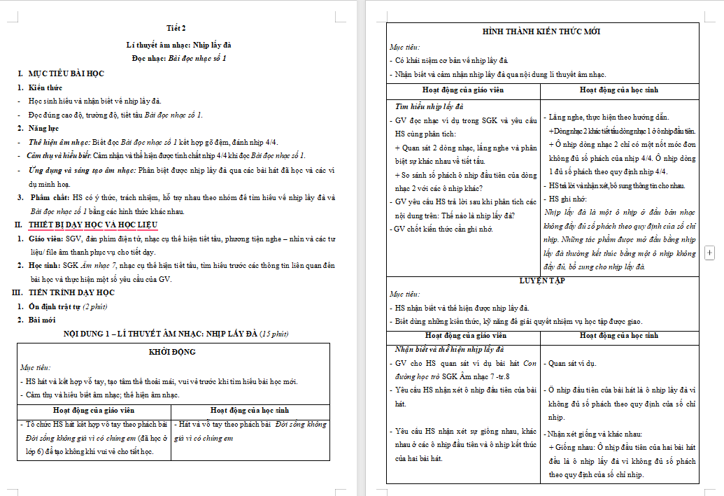 Giáo án PowerPoint Âm nhạc 7 Chủ đề 1