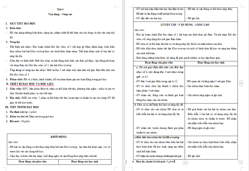 Giáo án PowerPoint Âm nhạc 7 Chủ đề 1