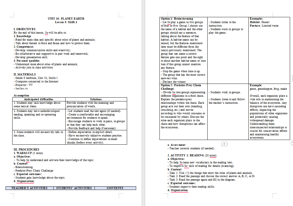 PowerPoint Tiếng Anh 9 Unit 10: Skills 1