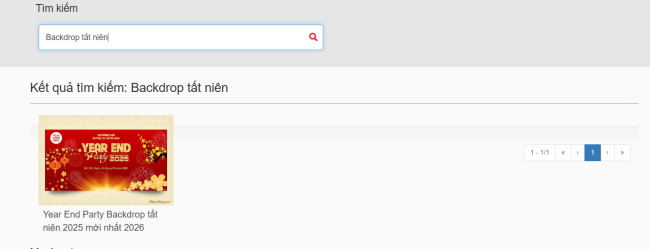 Year End Party Backdrop