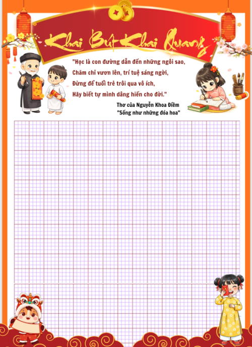 PowerPoint Khai bút đầu năm 2026