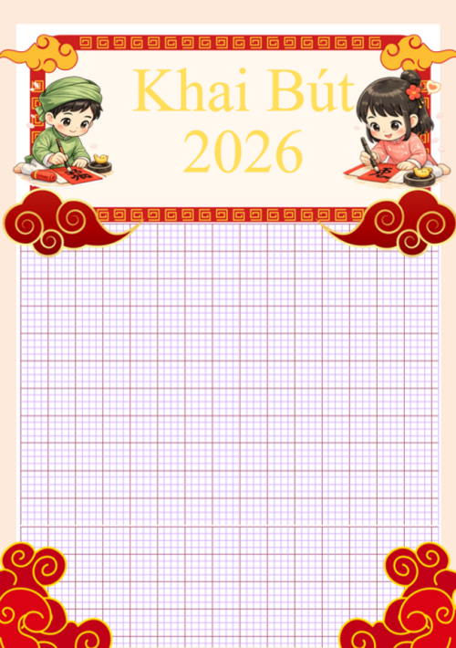 PowerPoint Khai bút đầu năm 2026