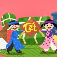 PowerPoint Thông báo lịch nghỉ Tết Nguyên Đán 2026